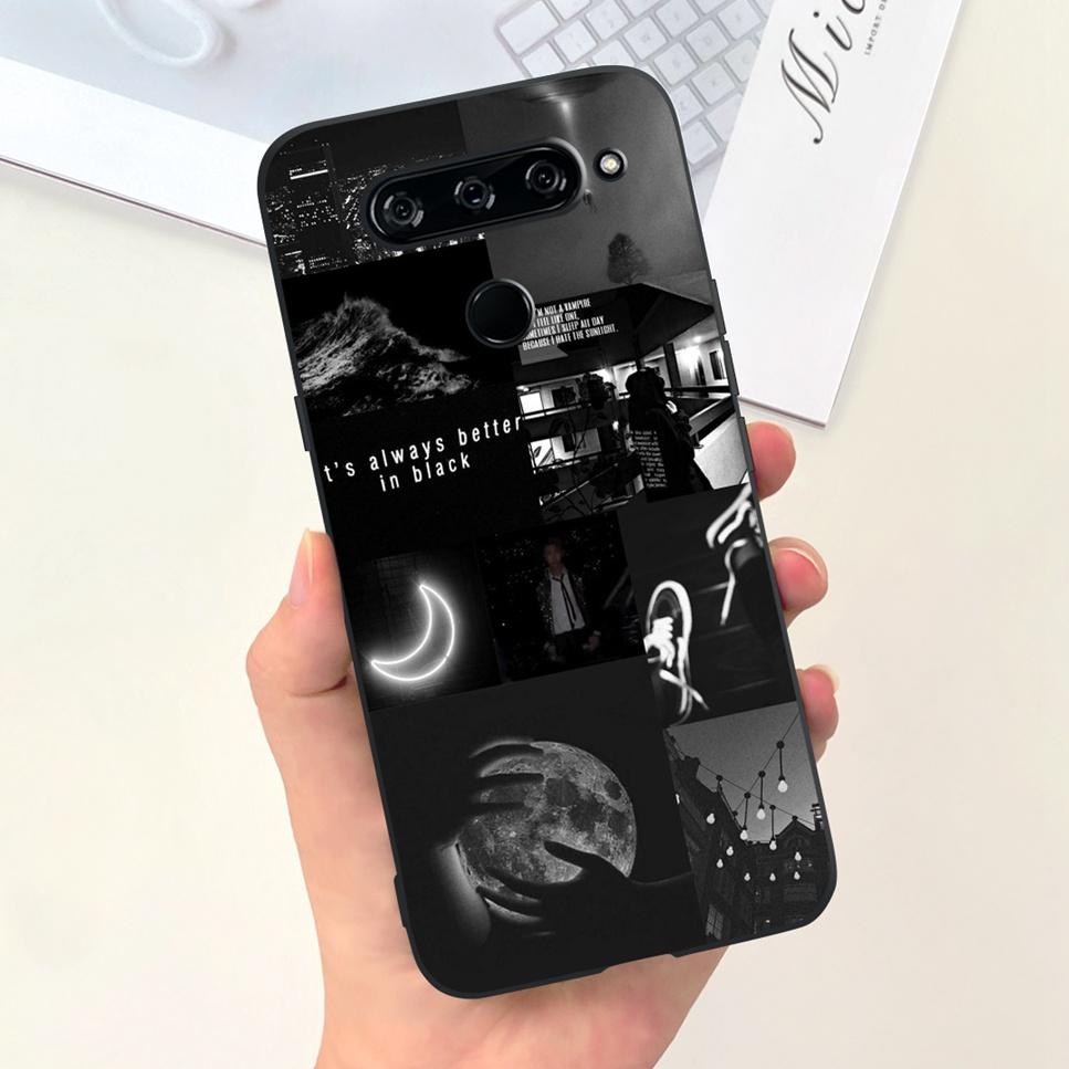 

Case For LG V40 ThinQ Cartoon Astronaut Dinosaur Soft Silicon Black Cover For LG V50 V50S ThinQ 5G LG V30 2017 Bumper Phone Case LG V30 2017