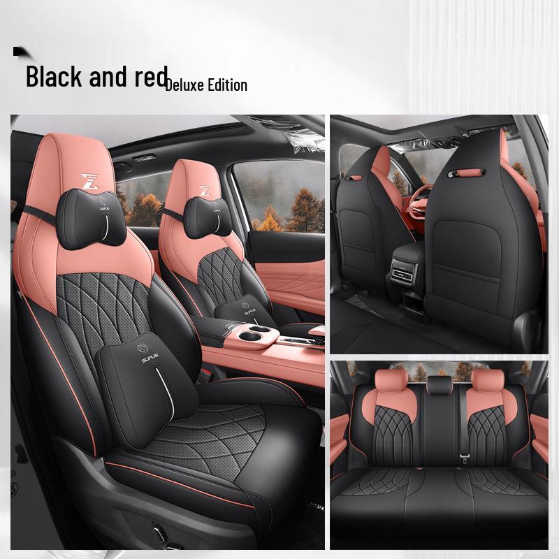 Changan UNIZ 5-Sitzer Leder Autositzkissen - Ganzjährig, Universelle Passform