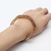 Fashion Polygon Resin Bracelet Classy Brown Leopard Mottled Bangle Jewelry All-Matching Accessories Gift for Valentines Day