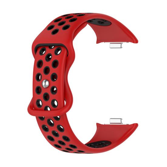 Silicone Watch Strap Replacement for Xiaomi Smart Band 8 Adjustable Waterproof Breathable Women Men