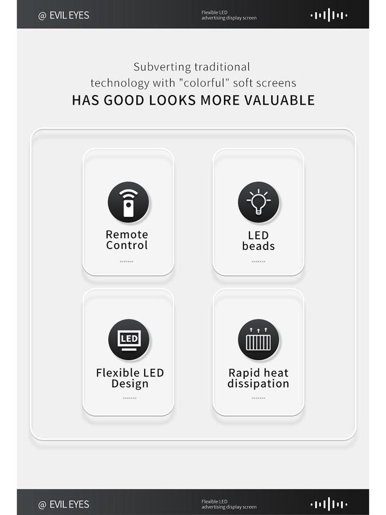 Teufelsauge LED Flexibles Auto Innen- & LKW Fensterlicht - Universelle Passform