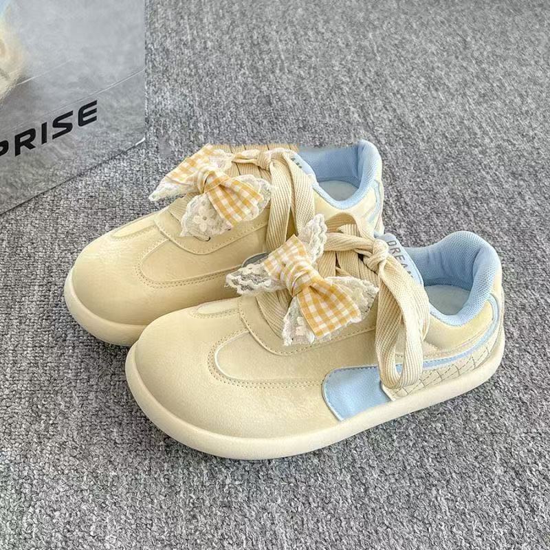 Breathable German training shoes spring and autumn new spring casual shoes flat single shoes low top 35【foot length 22.5cm】 жёлтый