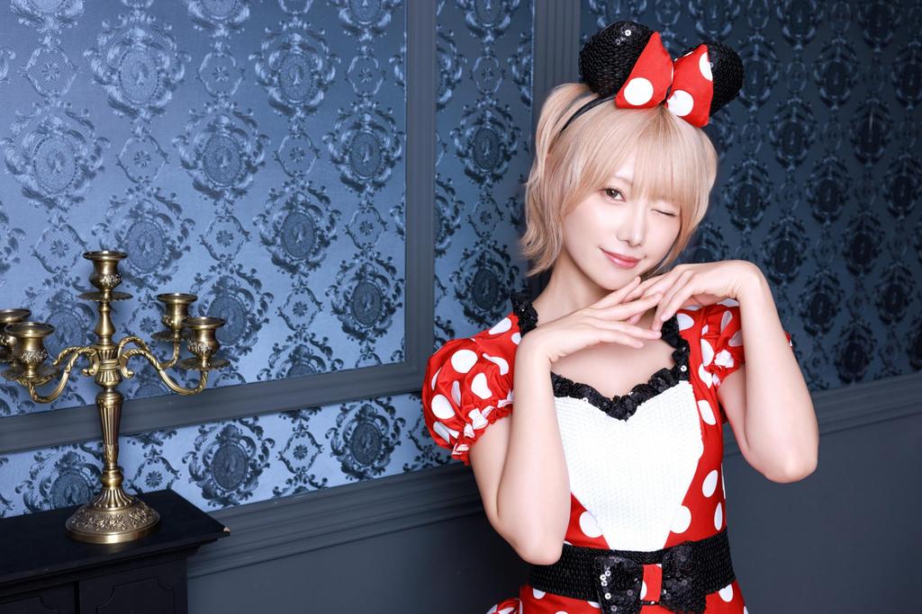 Disguise Disney Cosplay Halloween Official Minnie Mouse Grim Red Minnie, Women's, Size M, Red, 67699B