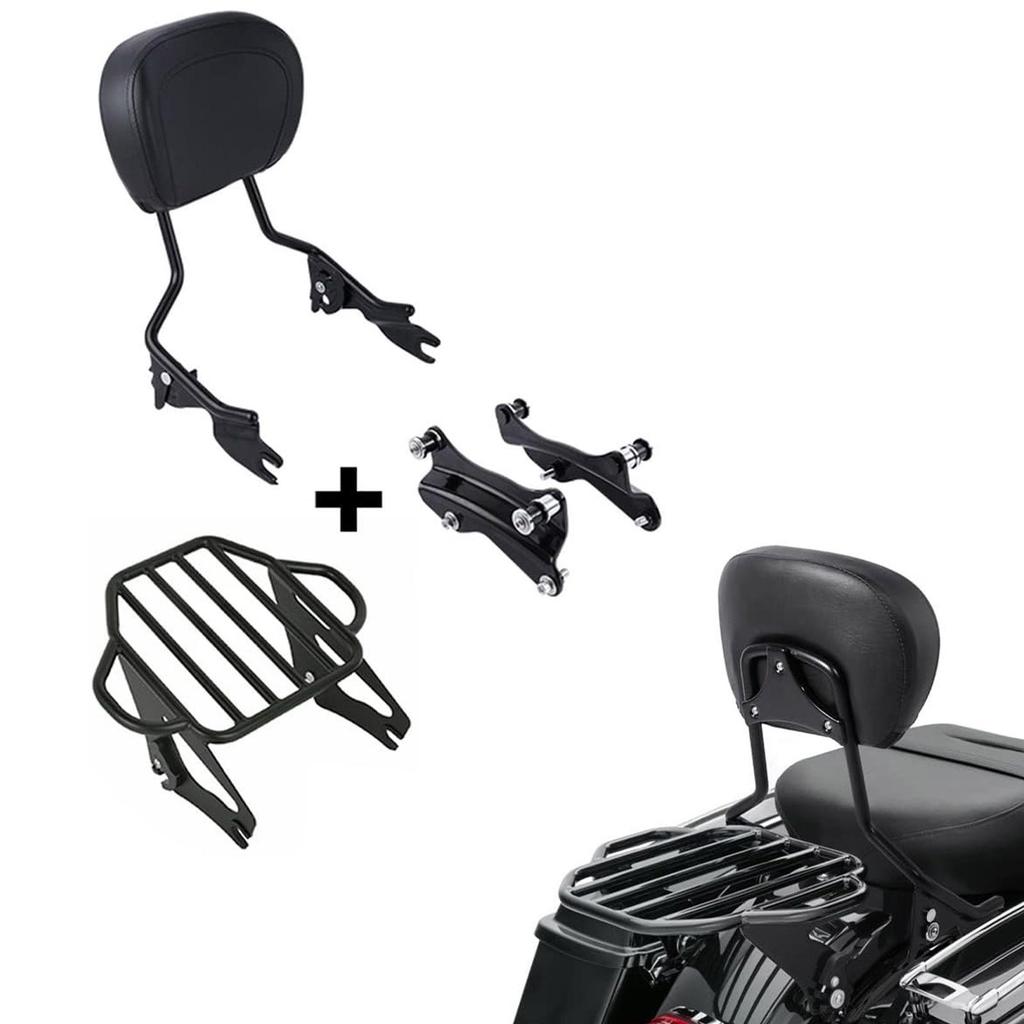 Dossier Passager Amovible pour Harley Street/Road Glide, Ultra Glide et Road King (Modèles post-2014)