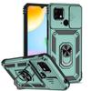 For Xiaomi Redmi 10C/Xiaomi Poco C40 Armor Phone Case Camera Lens Protection Metal Ring Stand Shockproof Case