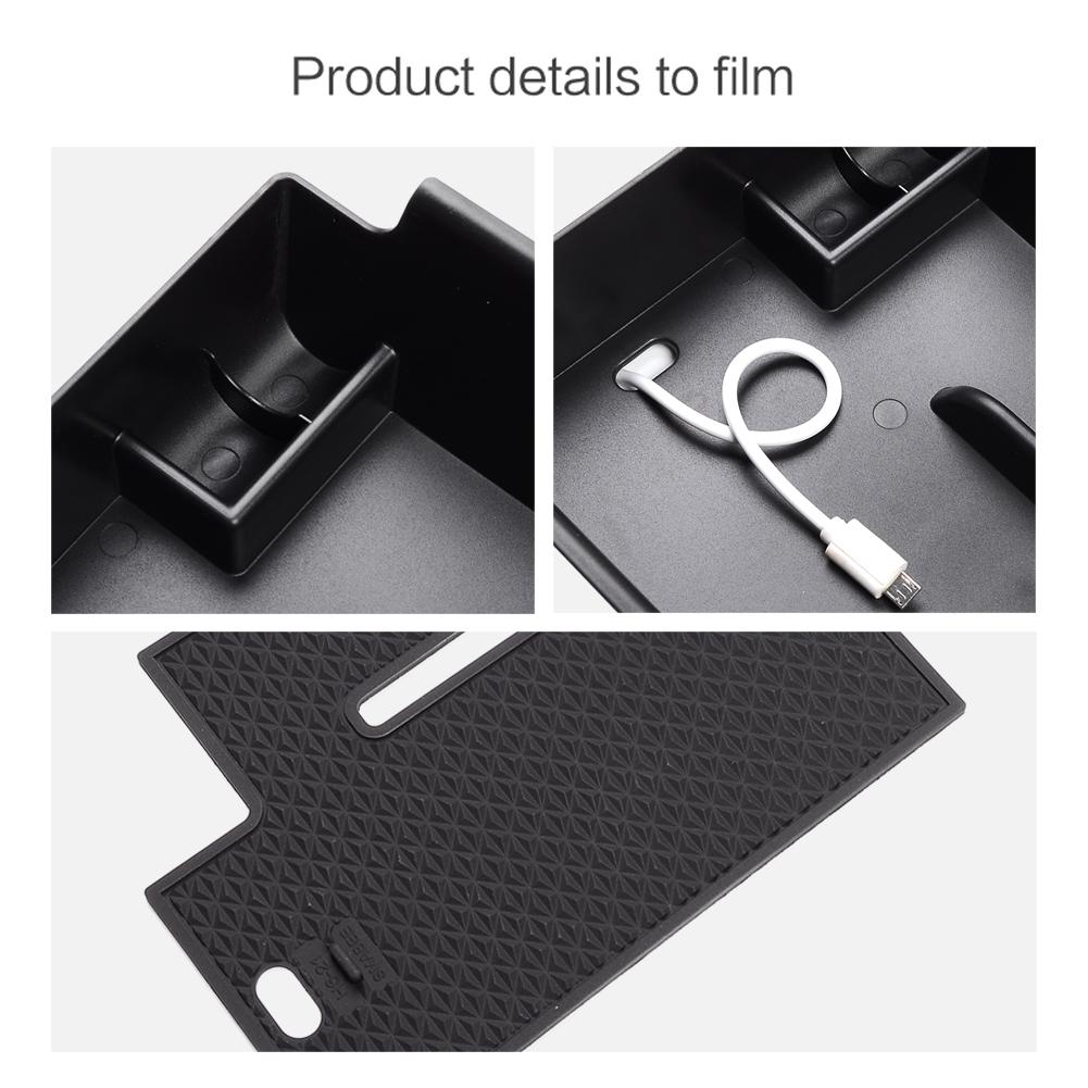 For HAVAL H6 3rd Gen GT 2025-2025 Car Armrest Storage Box Accessories Center Console Stowing Tidying Tray Black ABS