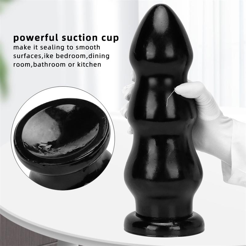 Plug anali con dildo gigante da 11 cm Forniture per fisting Prodotti per adulti anali sciolti femminili extra large e spessi extra