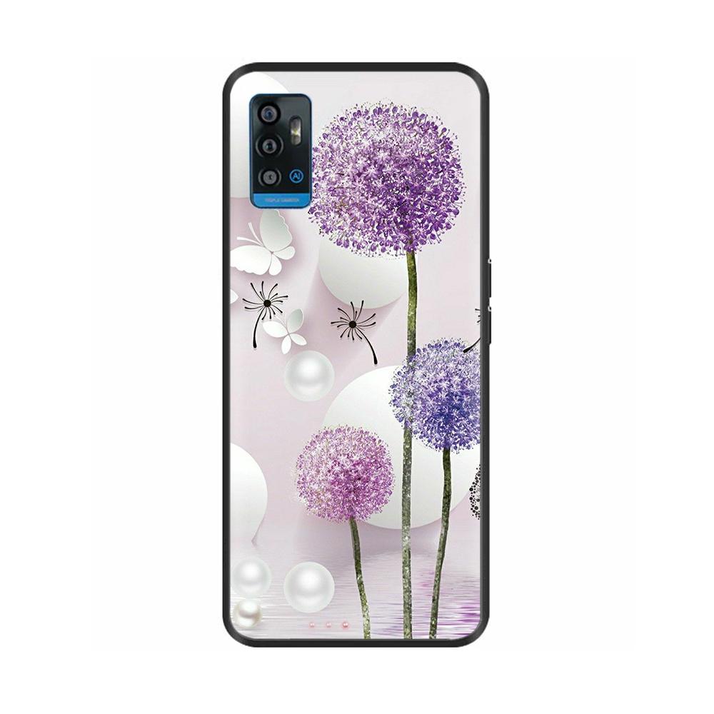 For ZTE Blade A51 Case BladeA71 Stylish Painted Silicone Soft Protector Back Cover For ZTE Blade A71 A7030 BladeA51 Phone Cases
