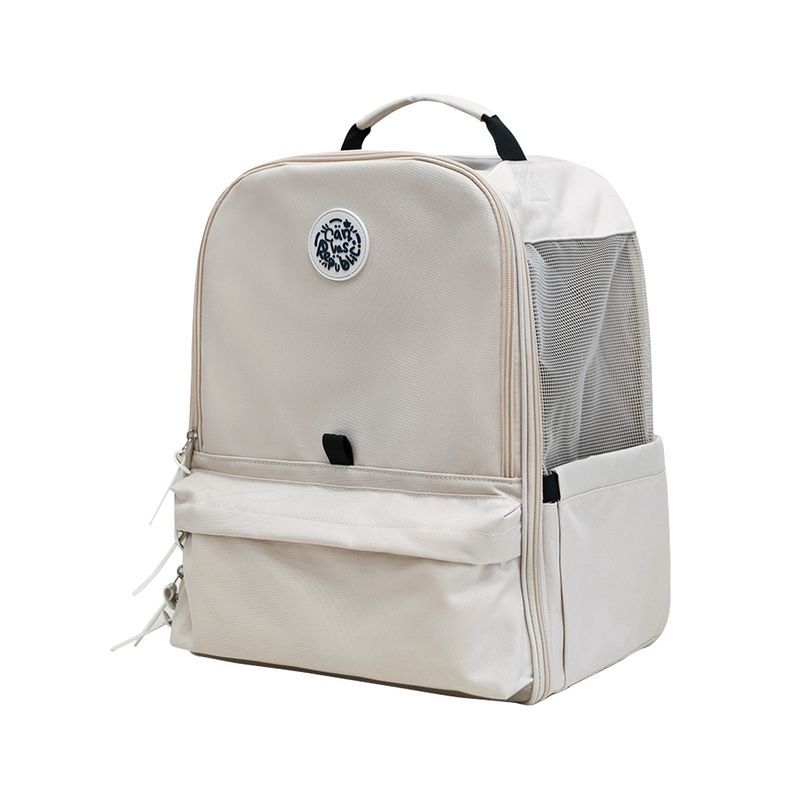 

Shoulder Compression Storage Puppy Pet Bag Large Capacity Cat Bag Portable Outing Pet Supplies K L 990600 milk tea