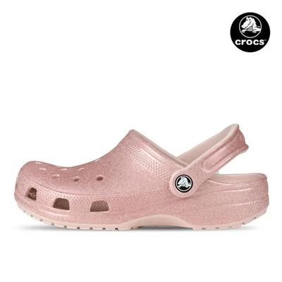 Kids Classic Glitter Clogs K Kids Junior Sandals Slippers Quartz 206993-6WV