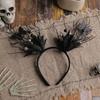 Funny Halloween Hair Hoop Dark Butterfly Festival Hair Accessories  Party