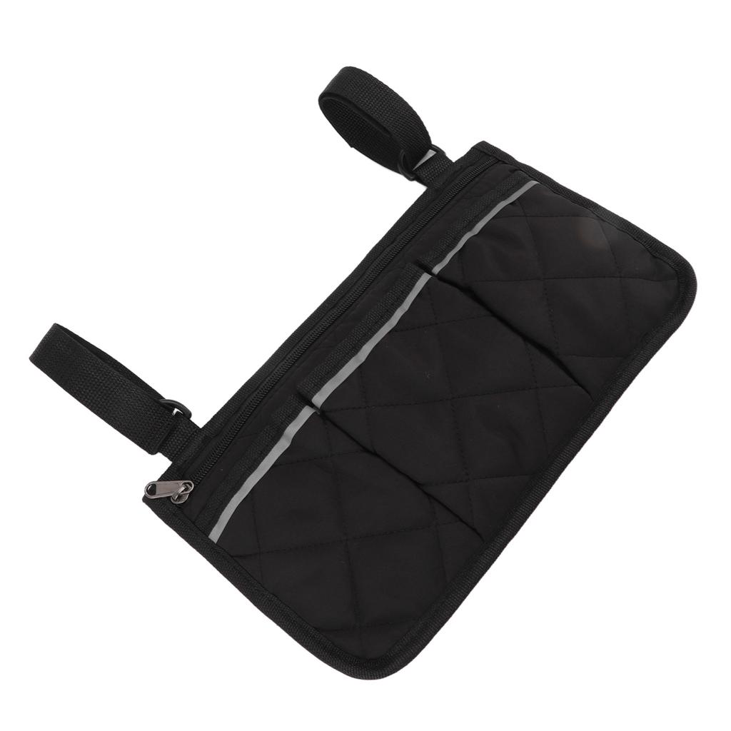 Wheelchair Pouch Bag Waterproof Polyester Multi Pocket Design Wheelchair Side Pocket for Outdoor Mobile Chair