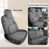 Universal Formula Leopard Titanium 7 Seat Cushion, All-Season Full-Coverage Suede Cover