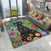 Abstract Art Cute Black Cat Kitten Carpet Living Room Sofa Bedroom Study Kitchen Entrance Door Mat Non-slip Home Decoration Rug