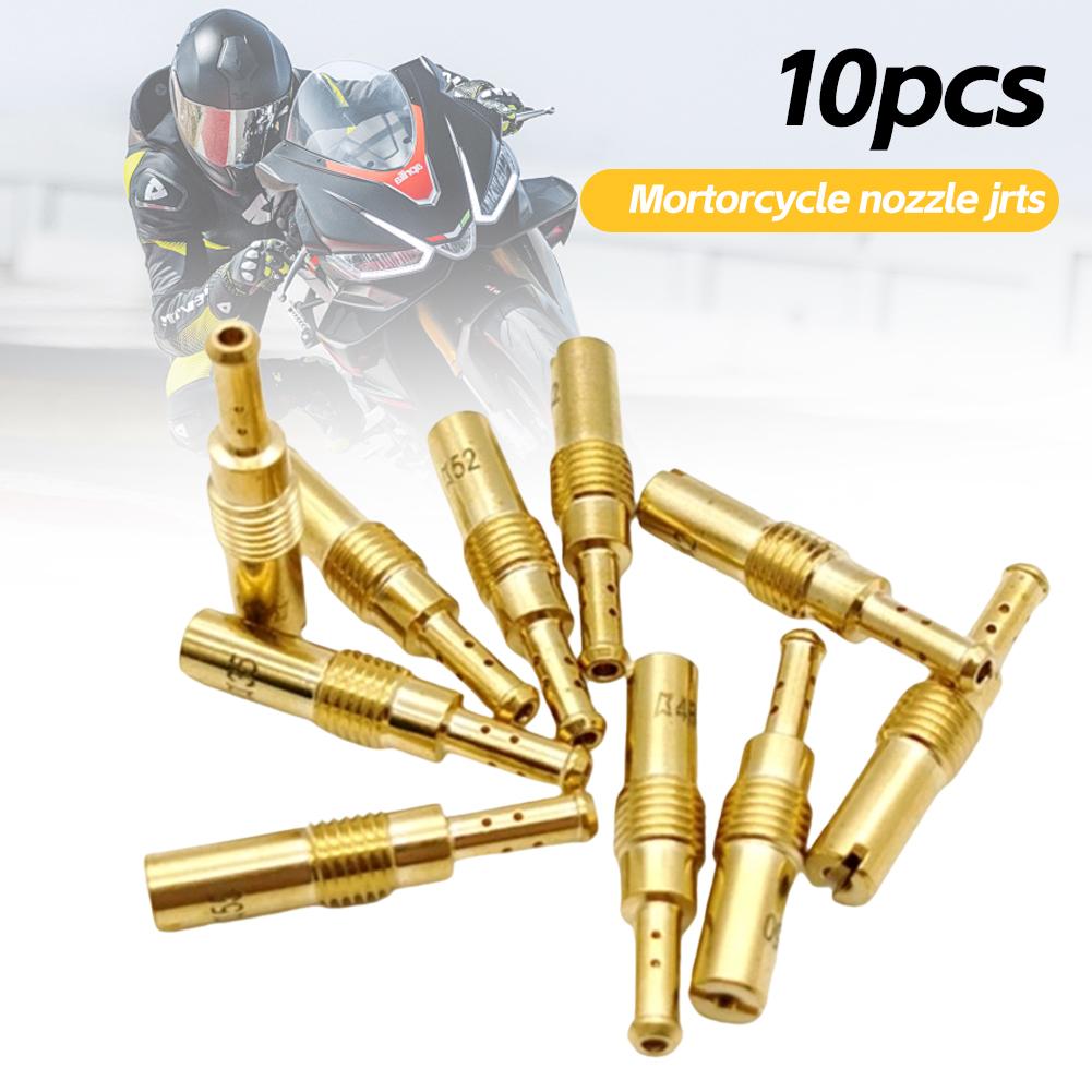 

10Pcs Motorcycle Carburetor Main Jets Slow Pilot Jets M5 6mm Thread for PWK Keihin OKO CVK Carb Set Injector Nozzle A2