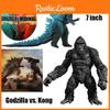 Accattivante Figura da Collezione Godzilla Vs King Kong da 7 pollici in PVC per Amanti del Cinema