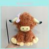 Highland Cow Plush Doll With Pp Cotton Filling For Kids And Giftgiving