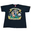 Vintage Pittsburgh Steelers T-Shirt für Erwachsene Größe XL Schwarz Großes Print-Logo NFL 90er Jahre