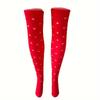 Women Christmas Valentine Holiday Party Over Knee Long Stockings