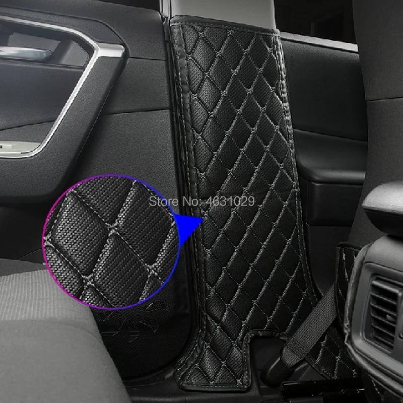 For Toyota RAV4   B-pillar protector Anti-kick Pad Anti-dirty Pad Case Cover Sticker