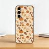 Autumn leaves P-pumpkin Phone Case For Samsung Galaxy A73,A72,A71,A70,A53,A52,A51,Soft Silicone Black Cover