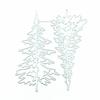 1/2/4Pcs Paper Album Knife Embossing Decor Christmas Trees Diy Metal Cutting Dies Stencil Scrapbooking Card Stamp Craft Mould