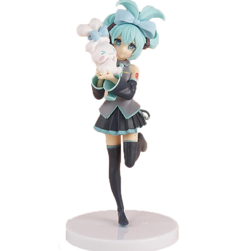 Little Devil Hatsune Miku Cute Sitting Beauty Girl Ornament Car Ornament Instant Noodles Maker Computer Case Decoration Ornament