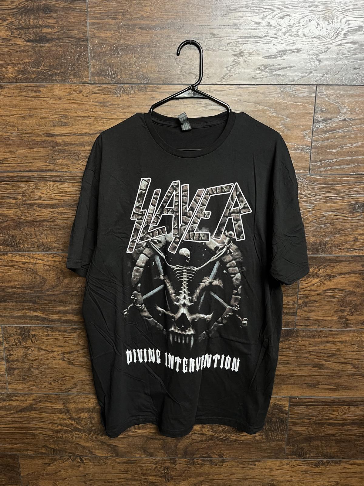 Slayer Divine Intervention Tour Tee 2014 Slayer T-shirt XL S