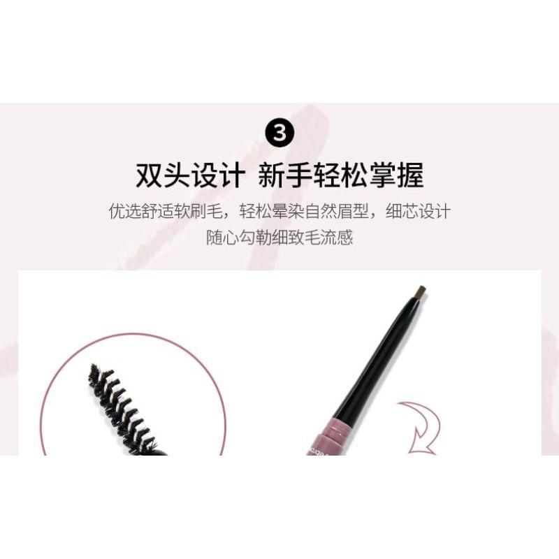 Gracebabi - 2 in 1 Eyebrow Pencil (#04-06)
