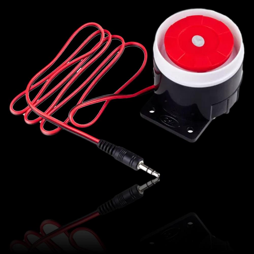 Anti-Theft Alarm Horn 120dB Wired Security Siren for Home Protection High Volume Warning Speaker