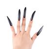 10Pcs Witch Nails Extra Long High Gloss Full Cover Sharp DIY Cosplay Props Plastic Halloween Zombie Costume Party False Nails for Festival