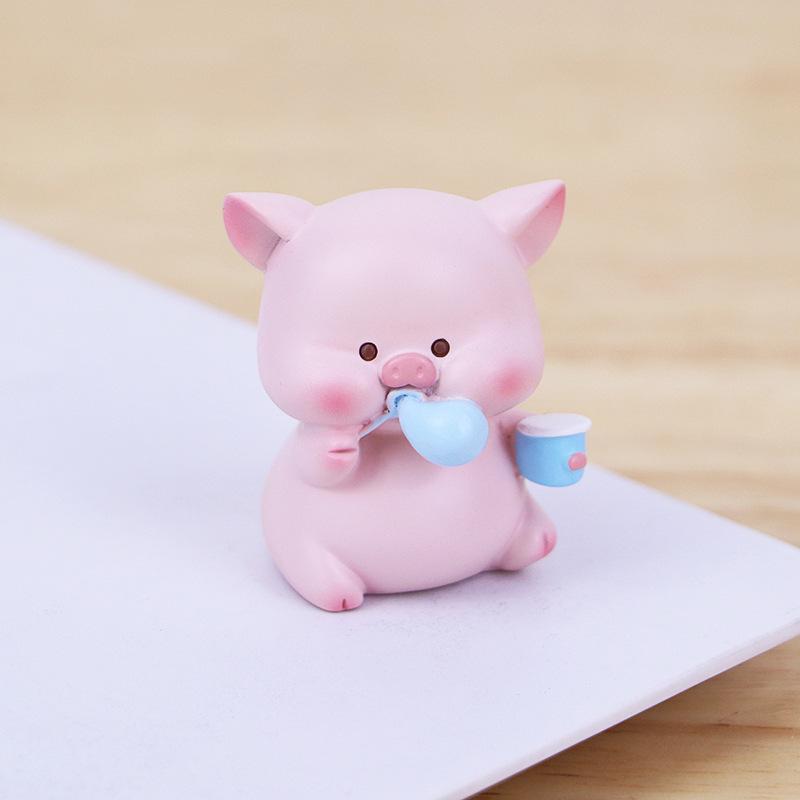 Creative Pig Car Ornament - Cute Car Console & Desktop Decoration Official Licensed Product