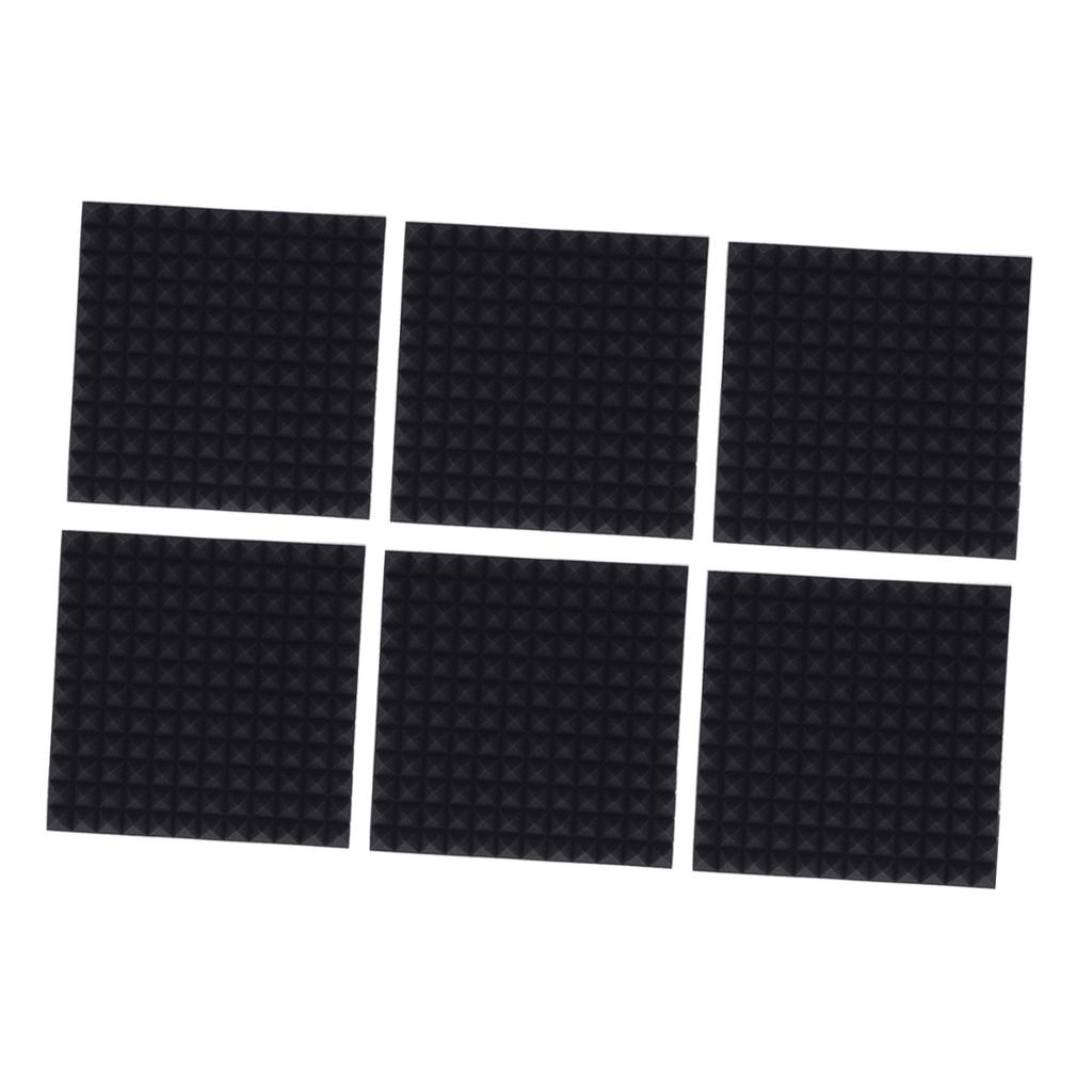 10PCS Acoustic Dampening Panels High Density Sound Insulation Pads for Recording Studio