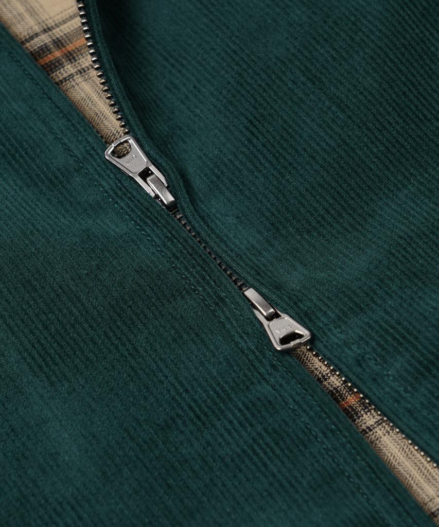 Giacca Harrington Buddy in Velluto a Coste Frizmworks _ Verde Scuro