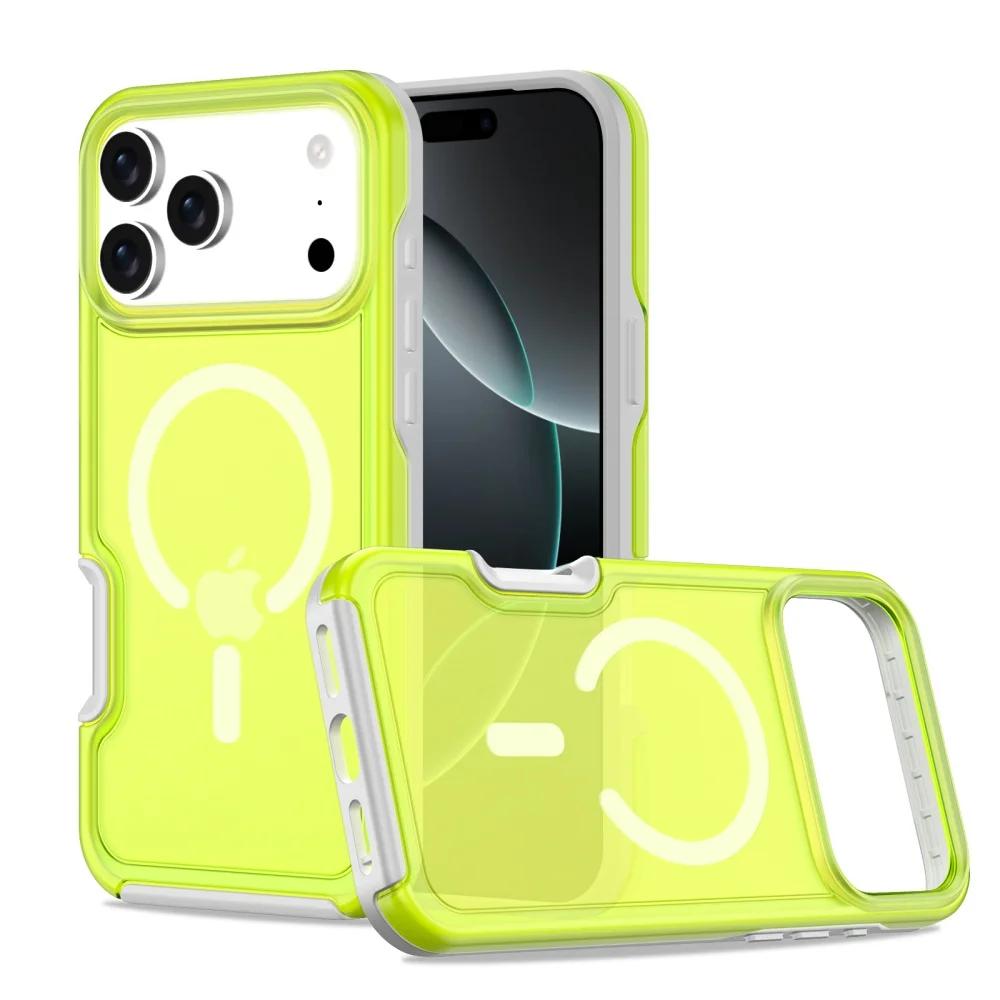 3in1 Heavy Duty Otter Armor Box Defender XT Clear Magnetic Case for IPhone 17 Pro Max Air Transparent Shockproof Bumper Cover
