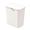 Wall Mounted Trash Can with Sliding Cover Home Kitchen Hanging Garbage Bin Rectangular Waste