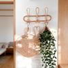 Ganci a Parete in Rattan Appendiabiti in Rattan Scaffale Organizer per Vestiti dei Bambini Gancio per Appendere Vestiti Cappelli Decorazione Stanza Bambini Appendiabiti Organizzazione Vestiti