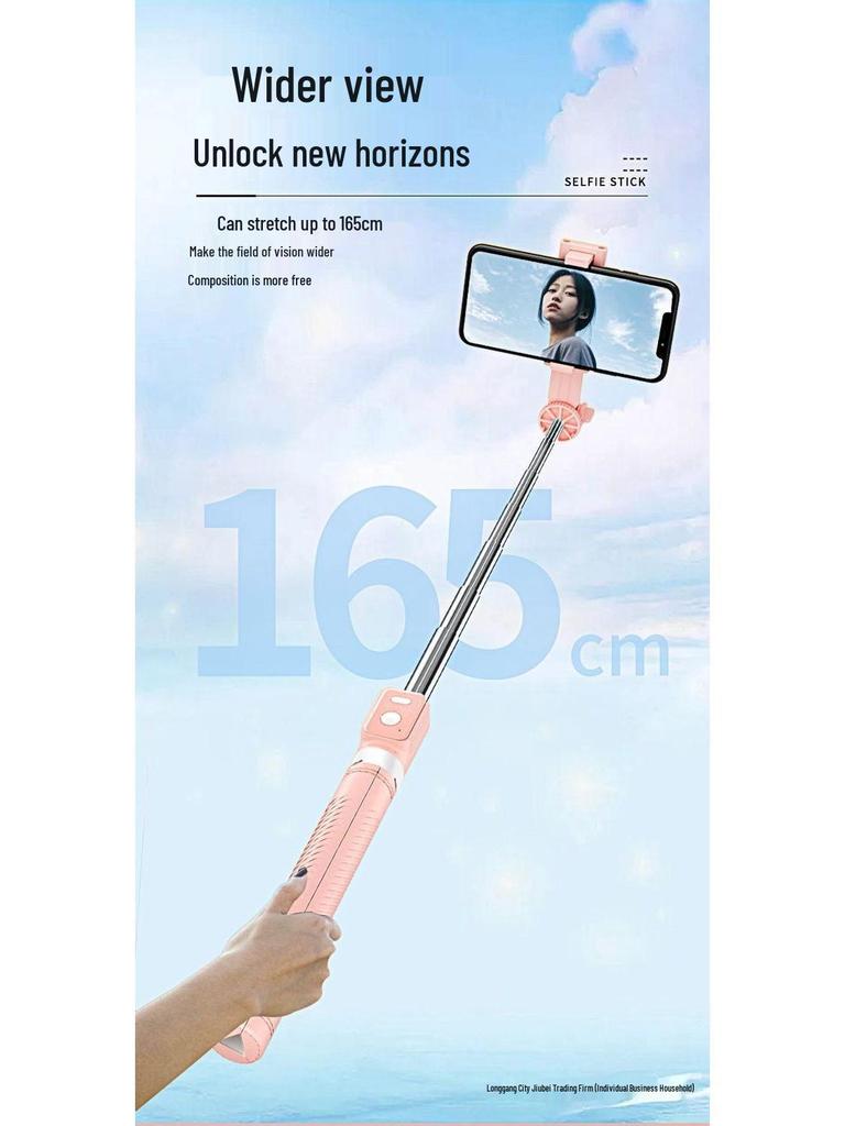 Tragbarer Bodenständer-Selfie-Stick & Stativ für Outdoor-Live-Übertragung