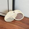 Anti-Static Folding Hair Brush Mini Acetate Makeup Mirror Portable 2-in-1 Comb Mirror  Student Use