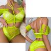 Women Sexy Lingerie Teddies Shiny Glossy Swimwear Cupless Open Crotch Teddy Thong Leotard Open Breast Bodysuit Erotic Underwear