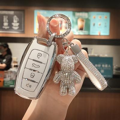 New TPU Car Smart Key Case Cover with Keychain Lanyard Shell Fob For Great Wall Haval/Hover H1 H4 H6 H7 H9 F5 F7 H2S GMW Coupe
