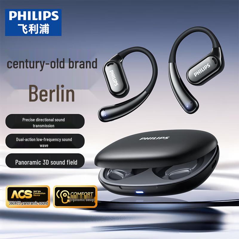

Philips Open-Ear Clip-On Bluetooth Sports Earbuds