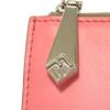 Used 11491 FF Diamond Fragment Case 8AP161 ALWA F1L2E 7943 Tortora Key Ring Card Case Logo Pink Dahlia Women's from