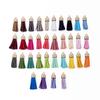 20pcs/lot 38mm Tassel Vintage Leather Tassels Fringe Pendant For DIY Keychain Jewelry Making Supplies Charms Accessories