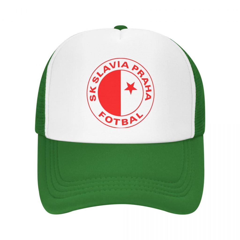 SK Slavia Praha Outdoorová sportovní čepice Baseballová čepice Unisex Dámská nastavitelná čepice Módní letní čepice