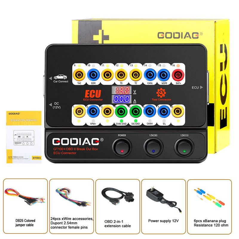 GODIAG GT100 Pro OBDII Break Out Box ECU Connector FEM/BDC CAS4/CAS4+ Testplatform voor Xhorse VVDI2/ Autel IM608/K518ISE/CGDI