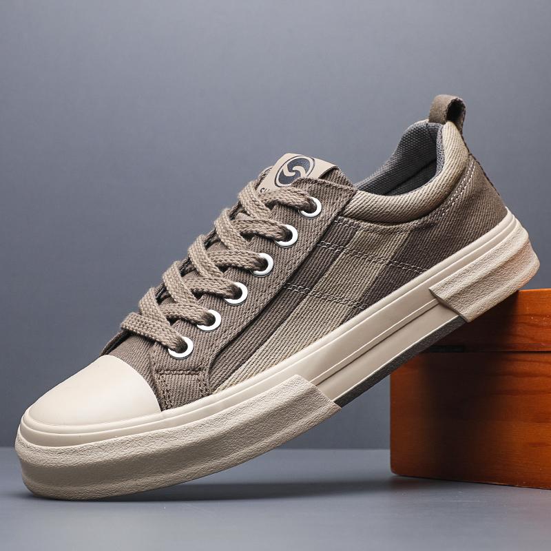 Fashion Casual Flats New Comfortable Canvas Sneakers Men‘s Shoes Outdoor Non-slip Sports Tennis Men's Sneakers Vulcanize Shoes SS25856