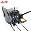 Pájecí stanice JCD 8586 Svařovací horkovzdušná pistole + elektrická páječka 2 v 1 LCD digitální displej Nástroj na opravu svářecího zařízení