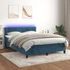 VidaXL Slatted Bed Base with Mattress and LED, Upholstered Bed, Double Bed, Adult Bedroom Interior Bed, 3134529