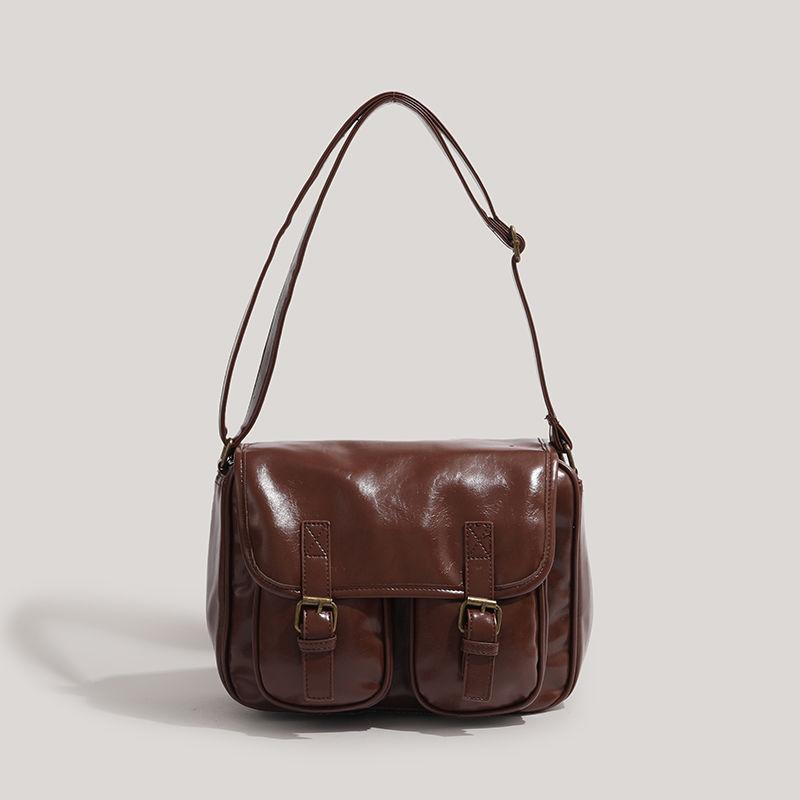 

Винтажная женская крутая широкополосная сумка через плечо для женщин в стиле колледжа, универсальная сумка через плечо Ins